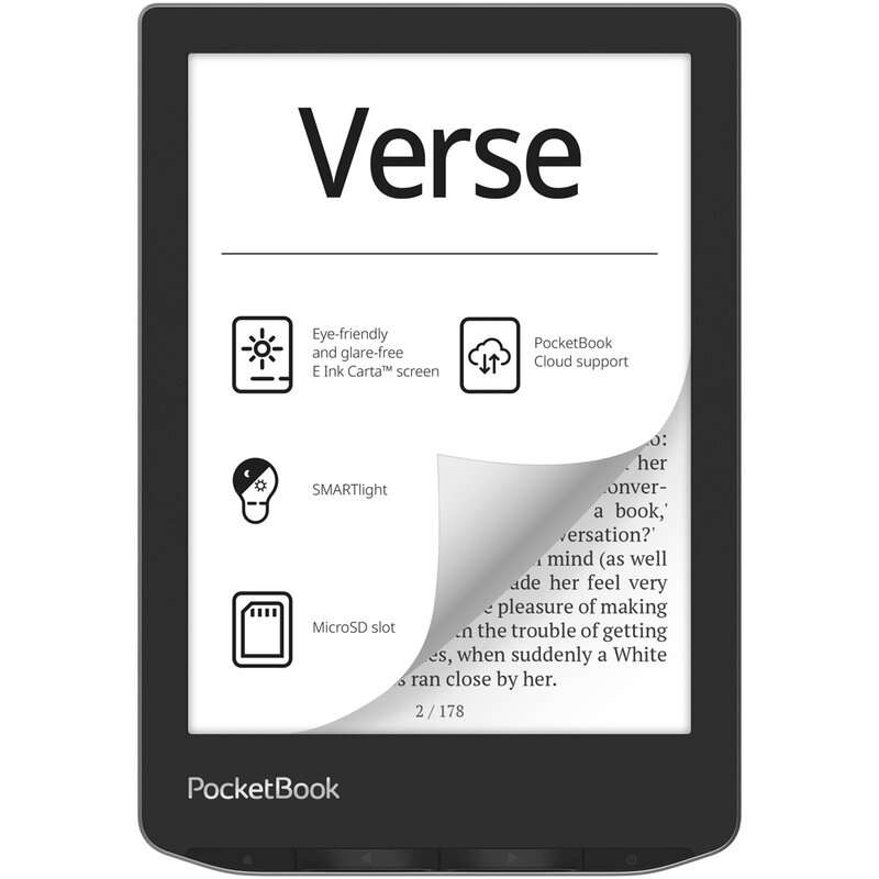 Czytnik E-booków PocketBook Verse 629 6" 8GB Wi-Fi Szary