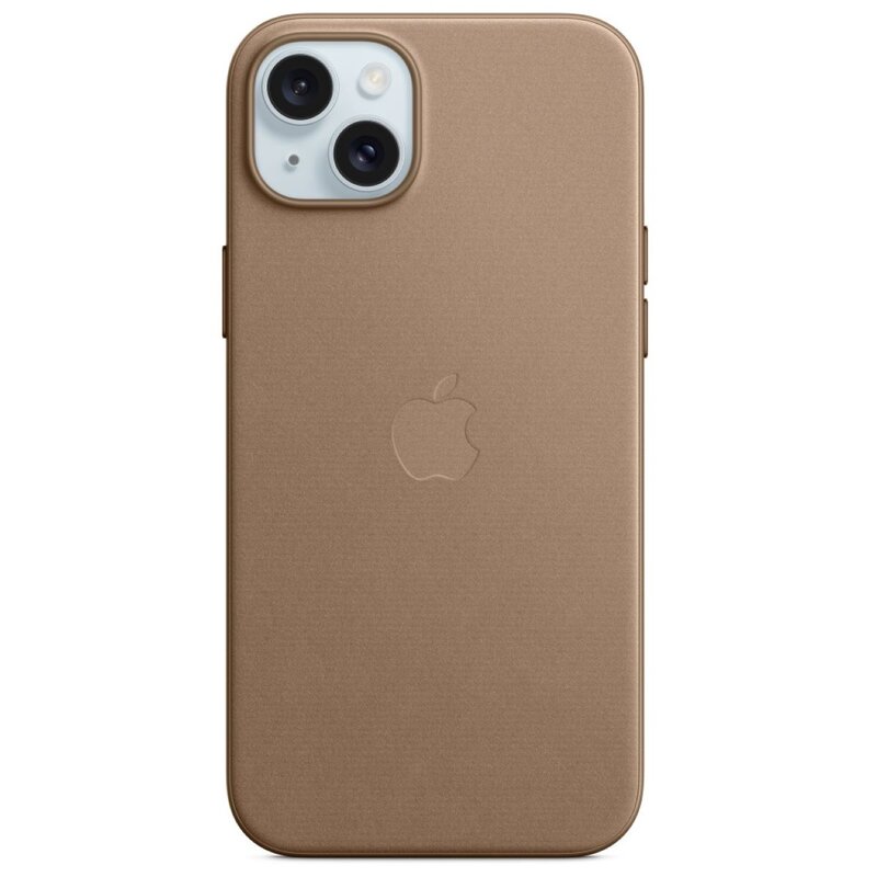 Etui z tkaniny FineWoven MagSafe APPLE do iPhone 15 Plus Jasnobeżowy (Taupe) MT473ZM/A