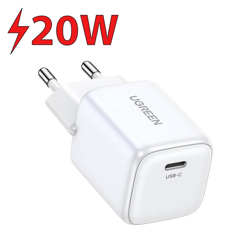 Ładowarka sieciowa UGREEN Nexode Mini 15324 20W Biały ładowarka do telefonu USB-C