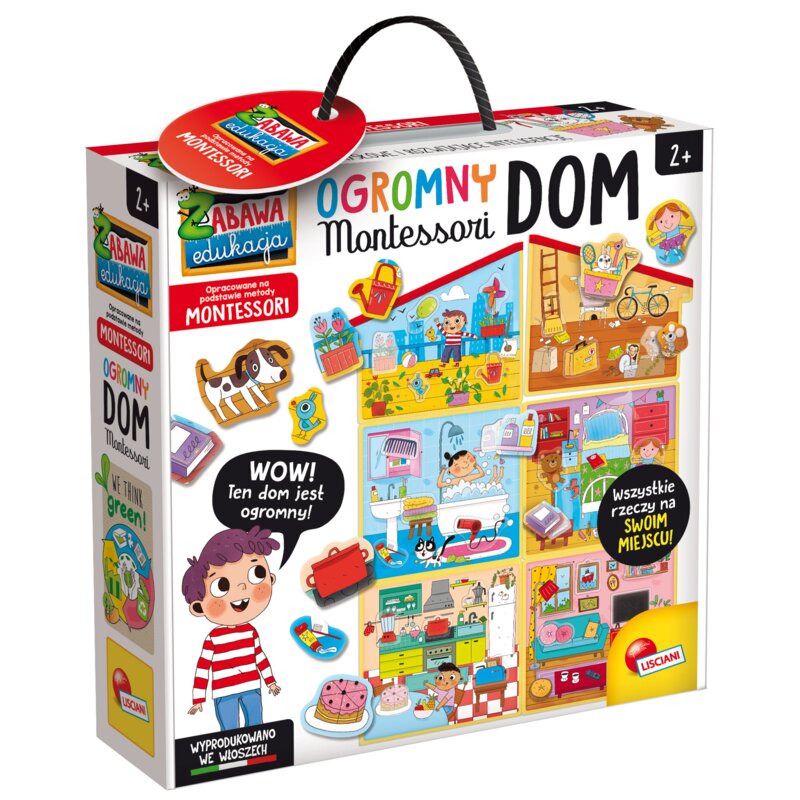 Zabawka edukacyjna LISCIANI Montessori Ogromny dom 304-PL85644