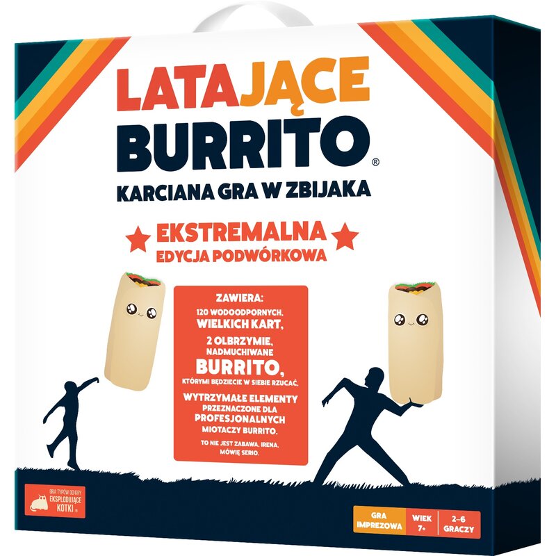 Gra towarzyska REBEL Latajace Burrito Ekstremalna Edycja podwórkowa