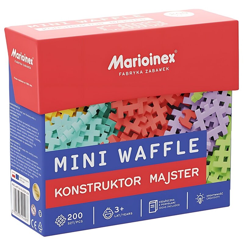 Klocki elastyczne MARIOINEX Mini Waffle Konstruktor Majster 904268