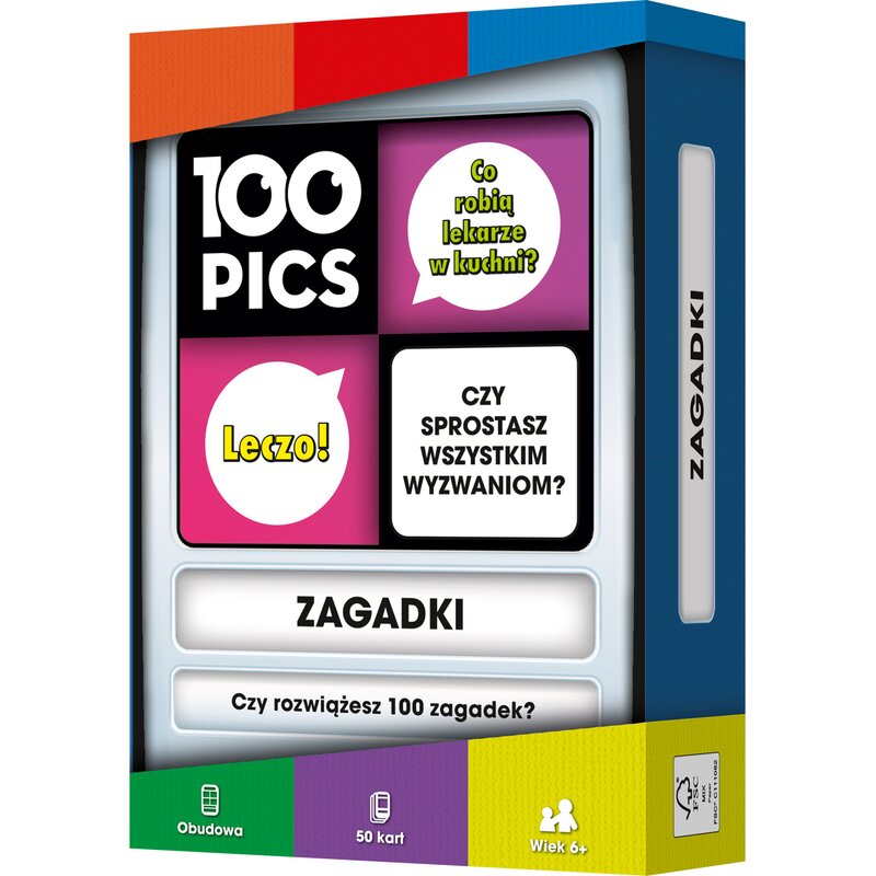 Gra edukacyjna REBEL 100 Pics Zagadki