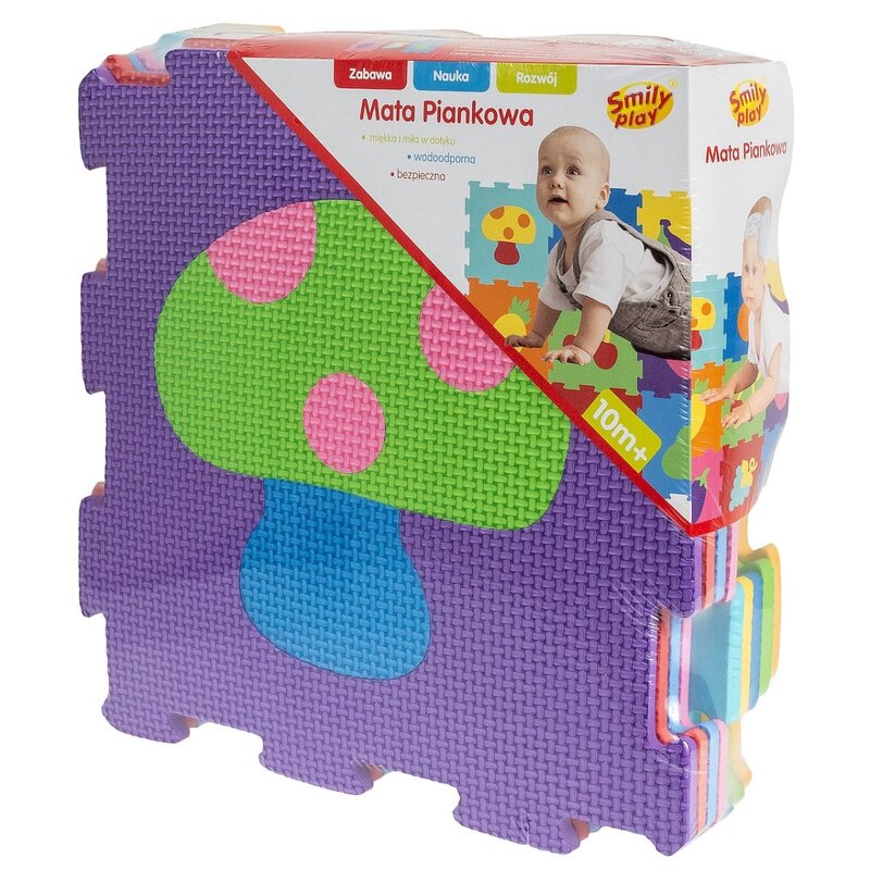 Mata piankowa SMILY PLAY Puzzle 29 x 29 cm Owoce SP84355 (9 elementów)