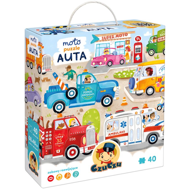 Puzzle CZUCZU Moto puzzle Auta (40 elementów)