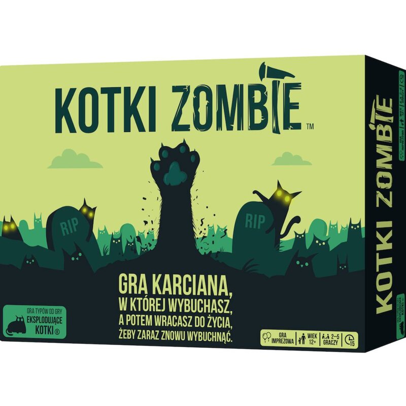 Gra karciana REBEL Eksplodujace Kotki Zombie 2010333