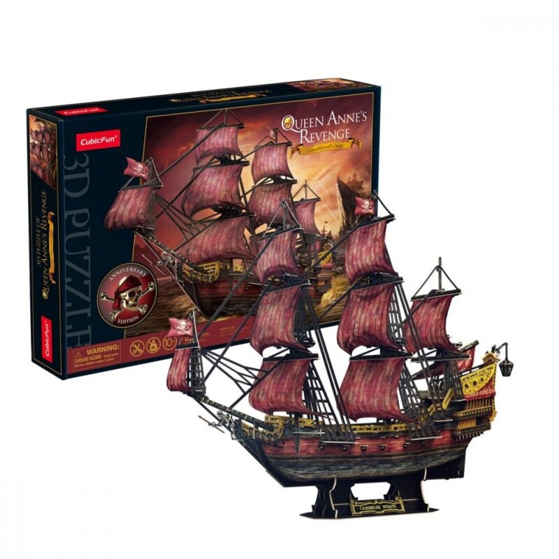 Puzzle 3D Zemsta Królowej Anny Wersja Jubileuszowa Dante