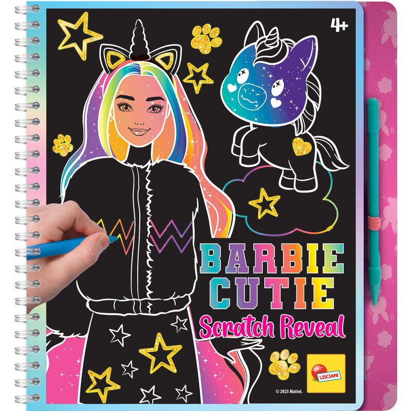 Barbie Sketchbook Cutie Scratch Reveal 304-12433 (miękka okładka)