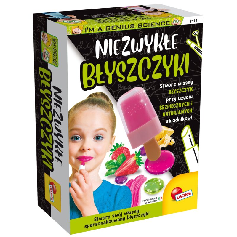 Zestaw kreatywny LISCIANI I'm a Genius Niezwykłe błyszczyki PL100170