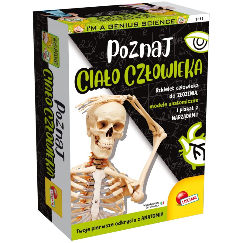 Zabawka edukacyjna LISCIANI I'm a Genius Poznaj ciało człowieka PL100224