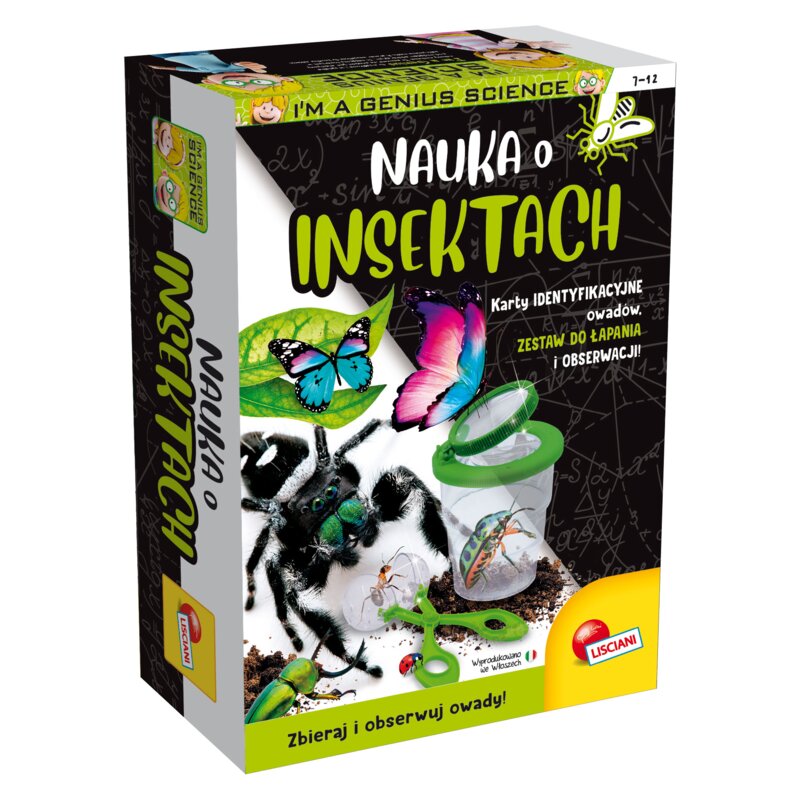Zestaw kreatywny LISCIANI I'm a Genius Nauka o insektach 304-PL101245