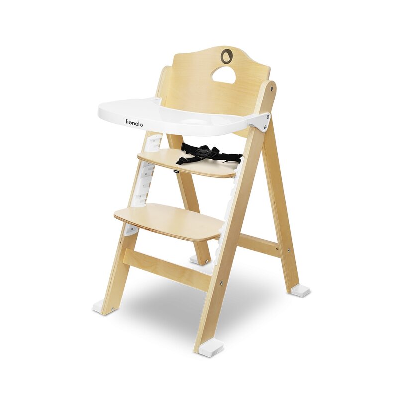 Krzesełko do karmienia LIONELO Floris White natural