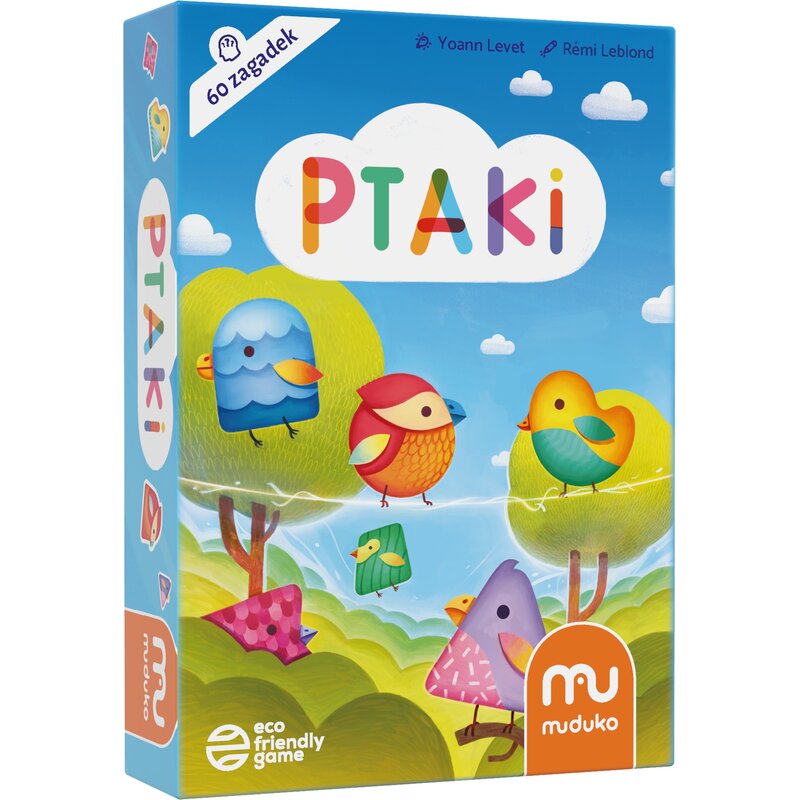 Gra karciana MUDUKO Ptaki 60 zagadek