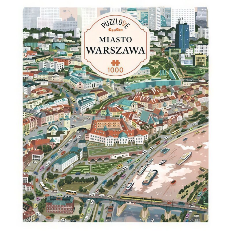 Puzzle CZUCZU Miasto Warszawa (1000 elementów)