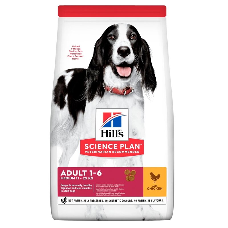 Karma dla psa HILL'S Science Plan Adult Medium Kurczak 14 kg
