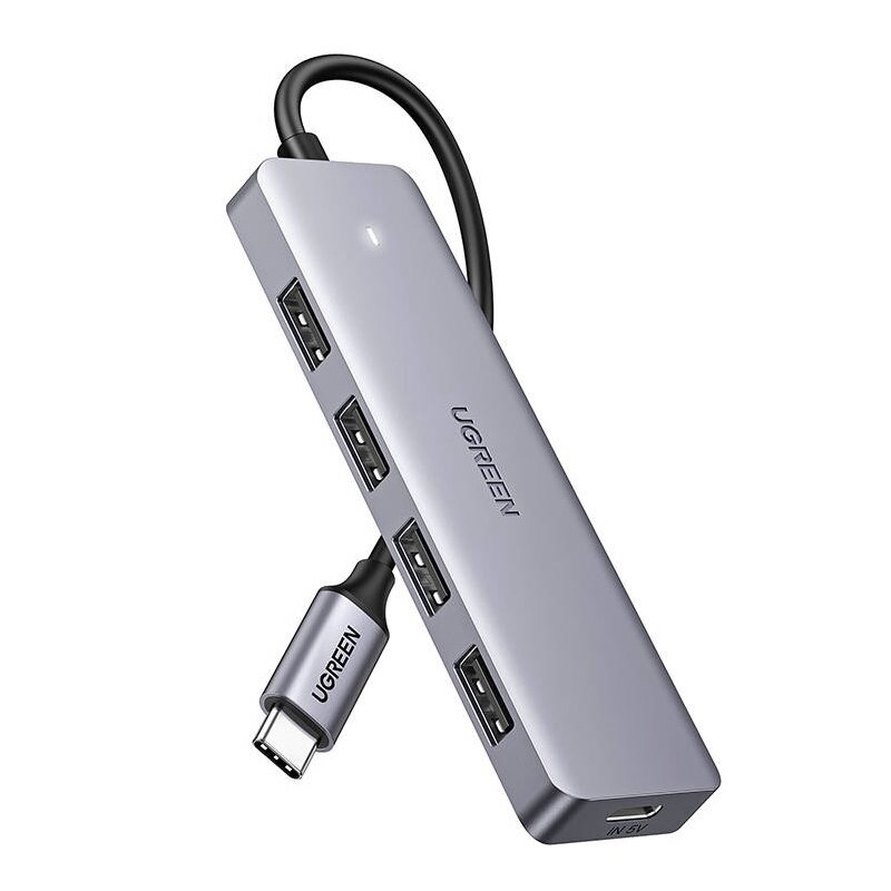 Hub UGREEN CM219 4w1 USB Typu C, Pasywny