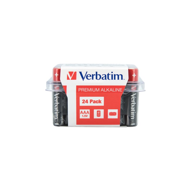 Baterie AAA LR3 VERBATIM Premium Alkaline 49504 (24 szt.)