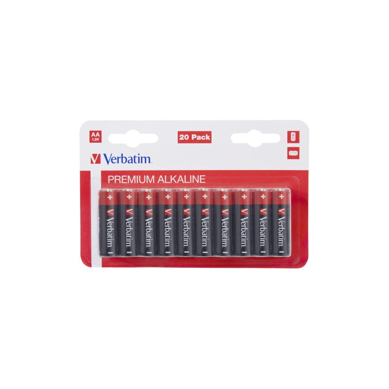 Baterie AA LR6 VERBATIM Premium Alkaline 49877 (20 szt.)
