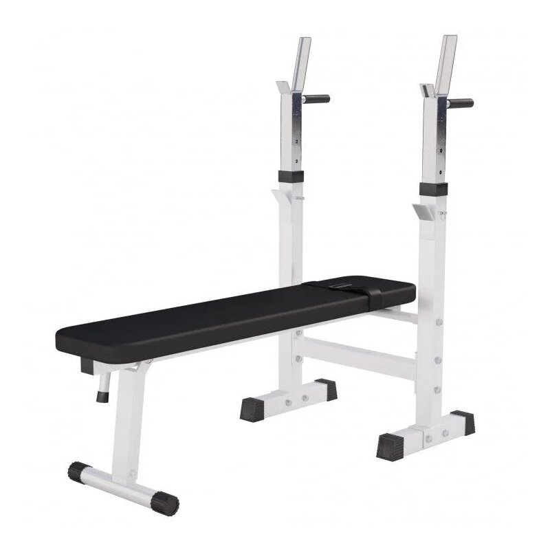 Ławka do ćwiczeń GORILLA SPORTS 3w1 2965 Biały