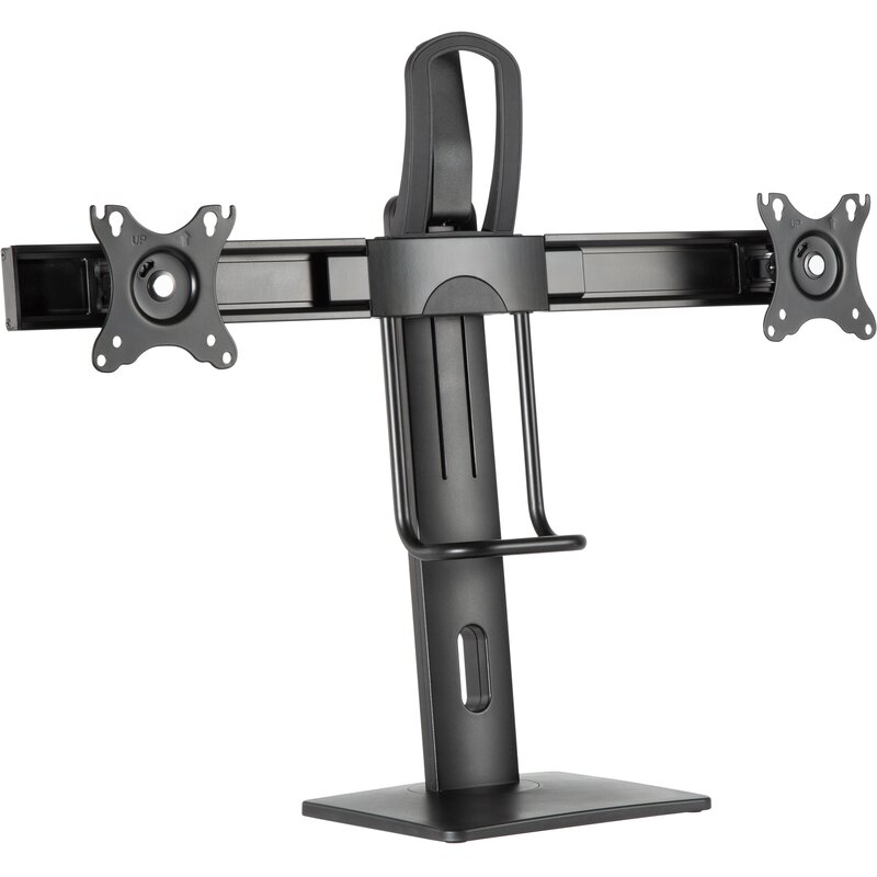 Uchwyt do monitora GEMBIRD MS-D2-01 17-27 cali Czarny
