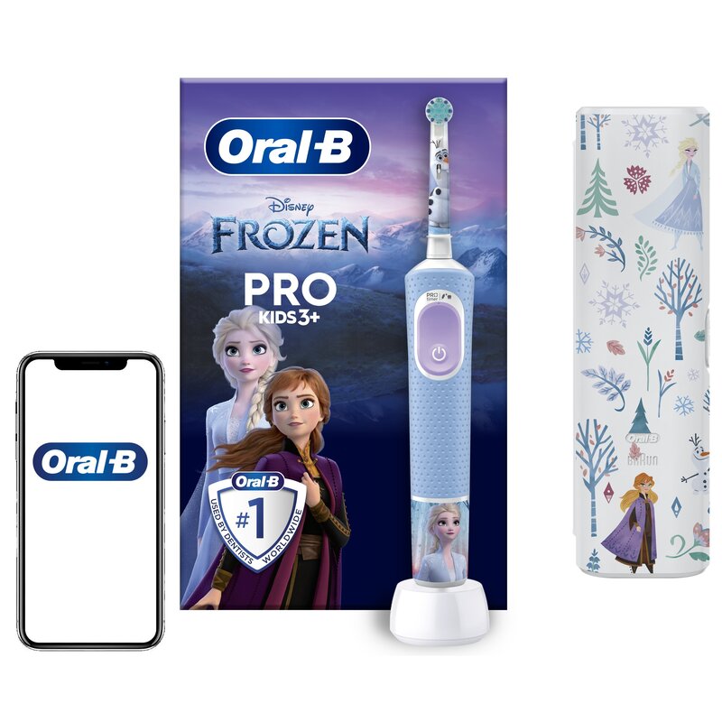 Szczoteczka rotacyjna ORAL-B Kids Pro Kraina Lodu + Etui