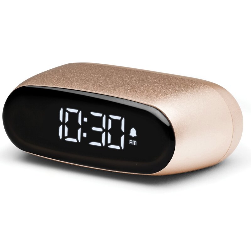 Budzik LEXON Minut Mini Złoty