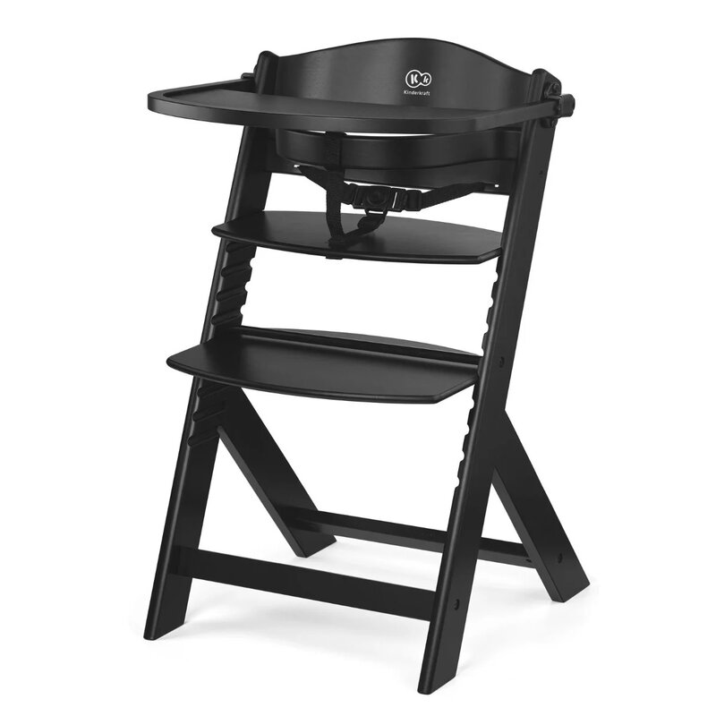 Krzesełko do karmienia KINDERKRAFT Enock Czarny
