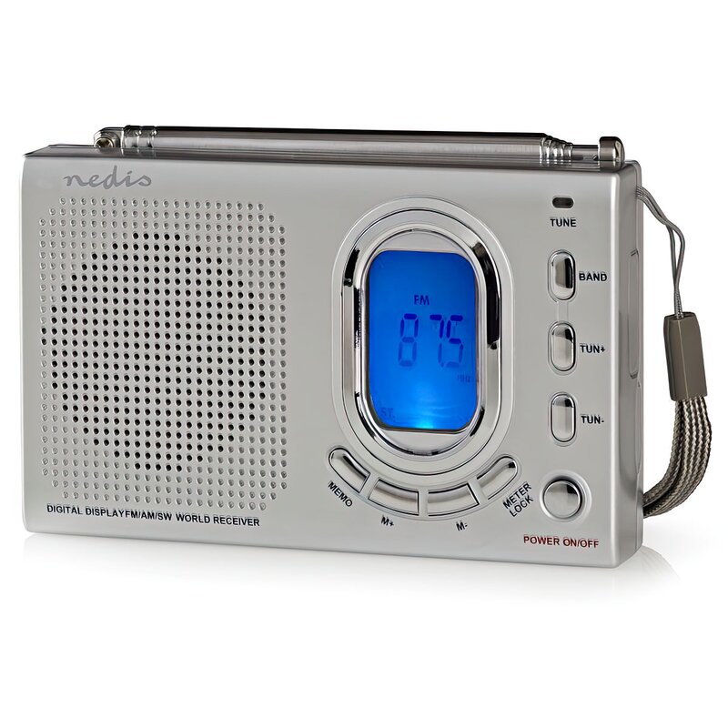 Nedis RDWR1000GY Radio FM Szary