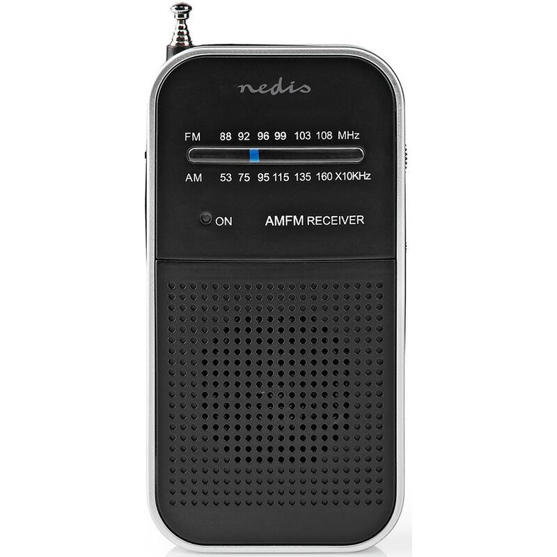 Nedis RDFM1110SI Radio FM Czarny