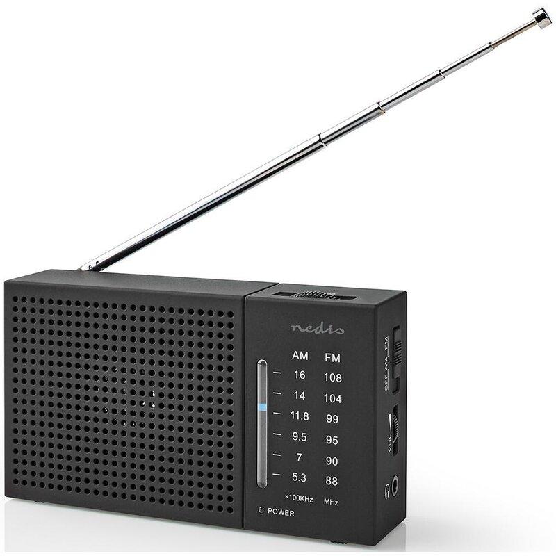 Nedis RDFM1200BK Radio FM Czarny