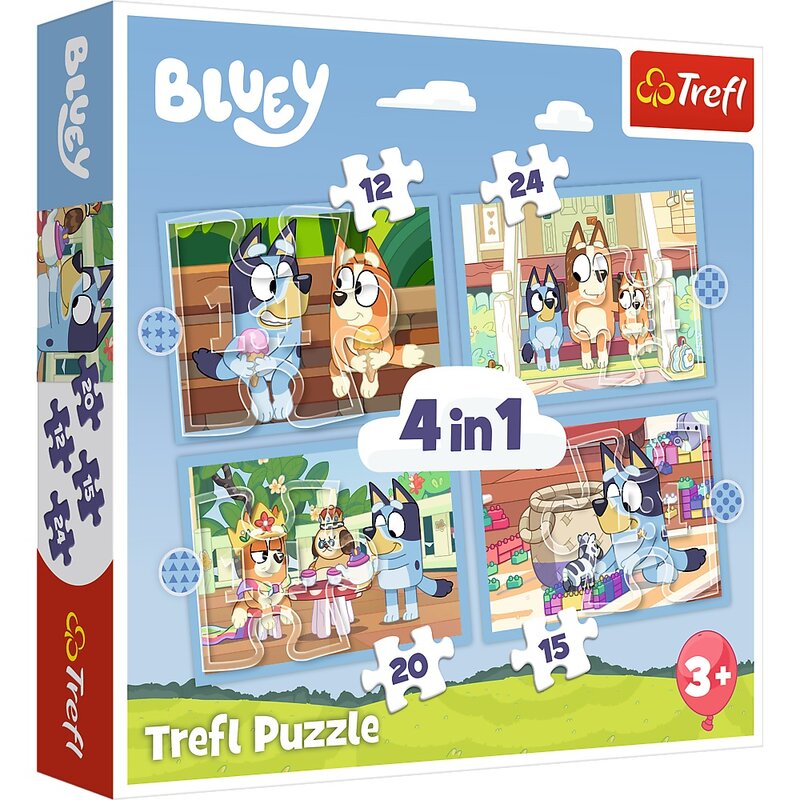 Puzzle TREFL Bluey i Jego Świat BBC 34637 (71 elementów)