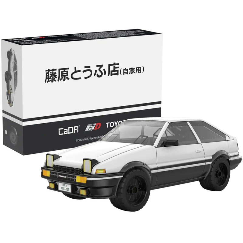 Klocki plastikowe CADA Initial D Toyota AE86 Trueno C55018W