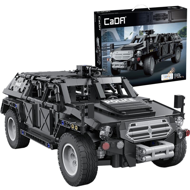 Klocki plastikowe CADA Make Your Bricks Move Fierce Warrior SUV Zdalne sterowanie C51207W