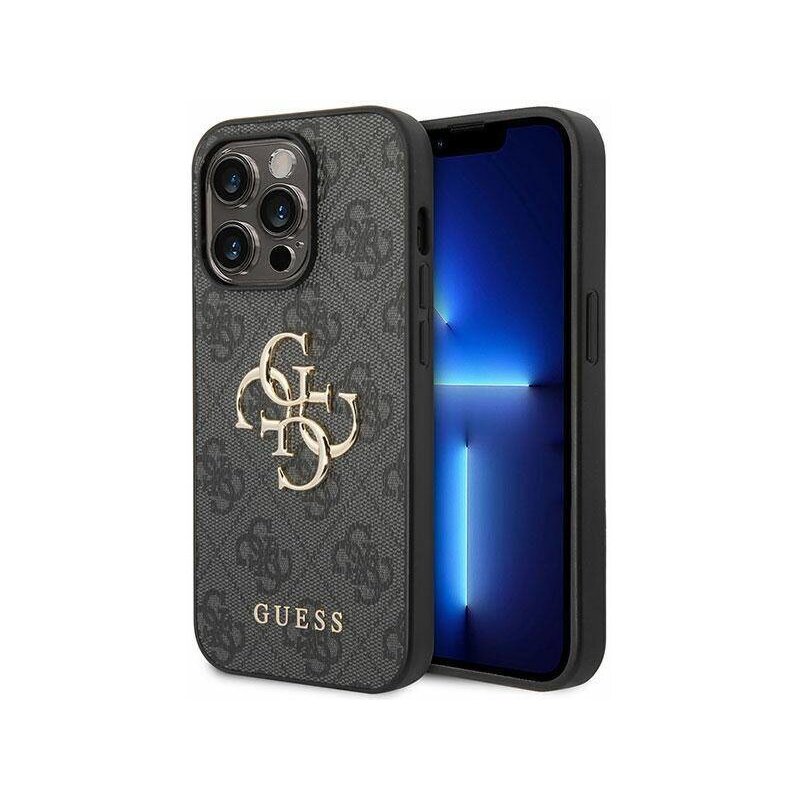 Etui GUESS 4G Big Metal Logo do Apple iPhone 15 Pro Szary