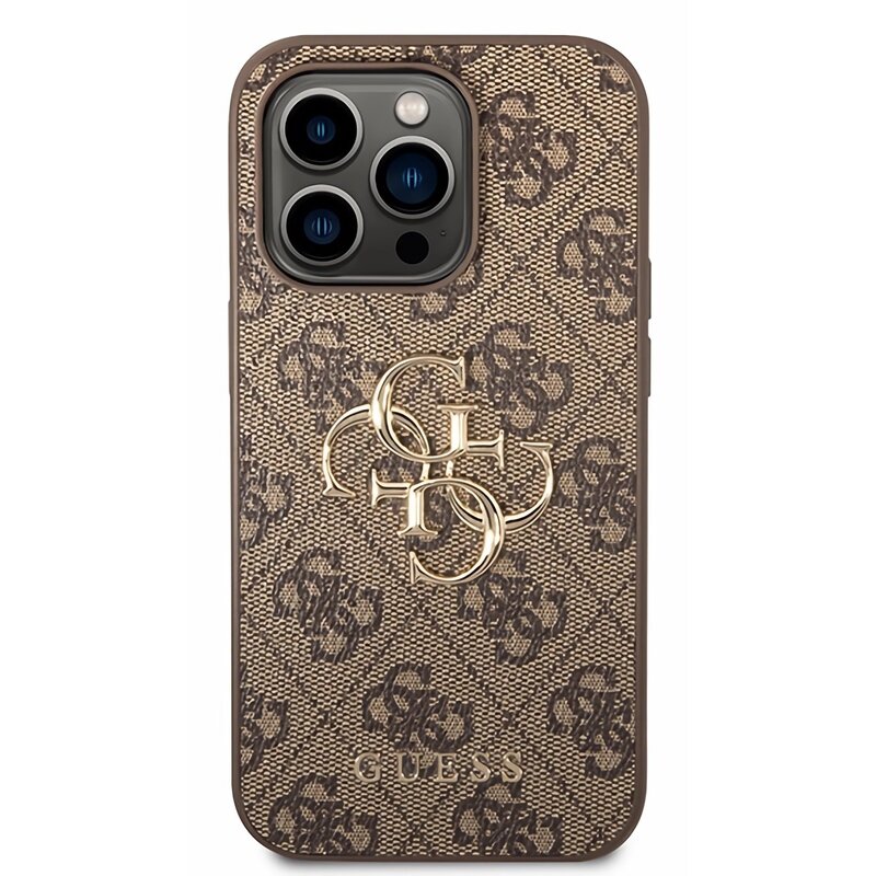 Etui GUESS 4G Big Metal Logo do Apple iPhone 15 Pro Max Brązowy