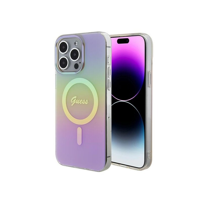 Etui GUESS Hardcase IML Iridescent do Apple iPhone 15 Pro Max Wielokolorowy