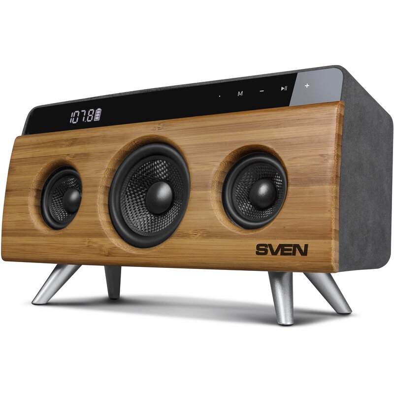 Głośnik mobilny SVEN HA-930 Radio FM Brązowy