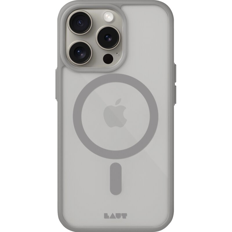 Etui LAUT Huex Protect MagSafe do Apple iPhone 15 Pro Max Szary