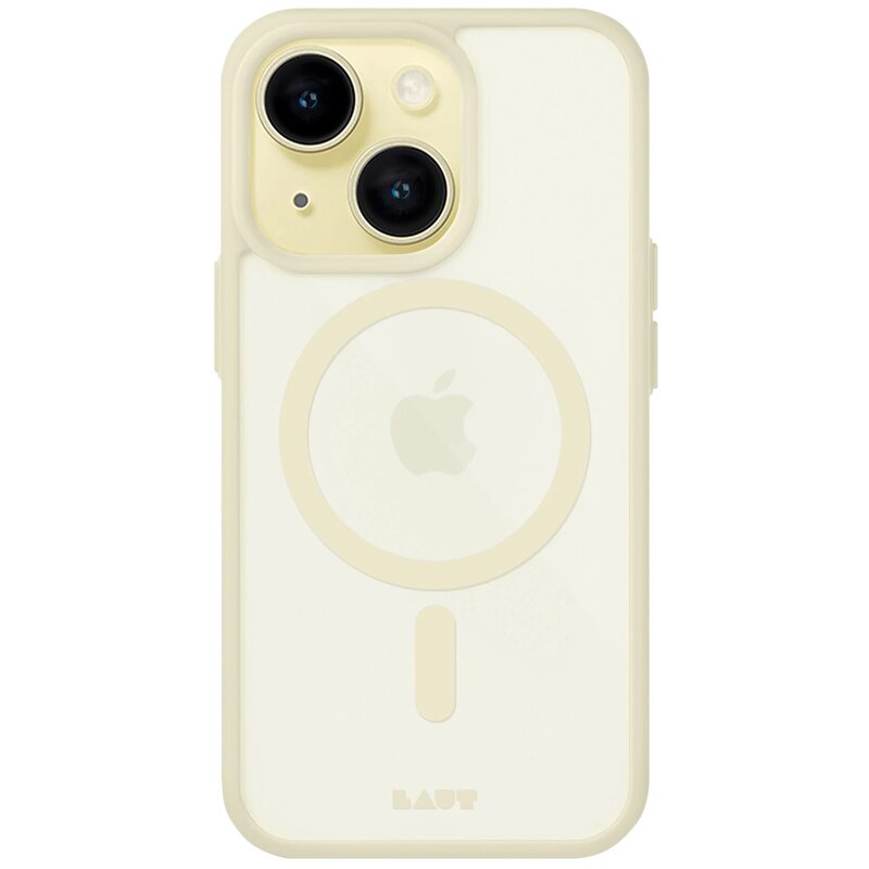 Etui LAUT Huex Protect MagSafe do Apple iPhone 15 Źółty