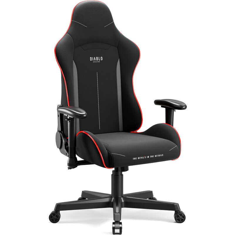 Fotel gamingowy DIABLO CHAIRS X-ST4RTER LED Czarny