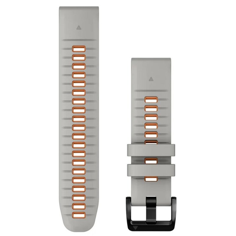 Pasek do Garmin 010-13280-02 koperta 45.47 mm (szerokość paska 22 mm) Szaro-pomarańczowy
