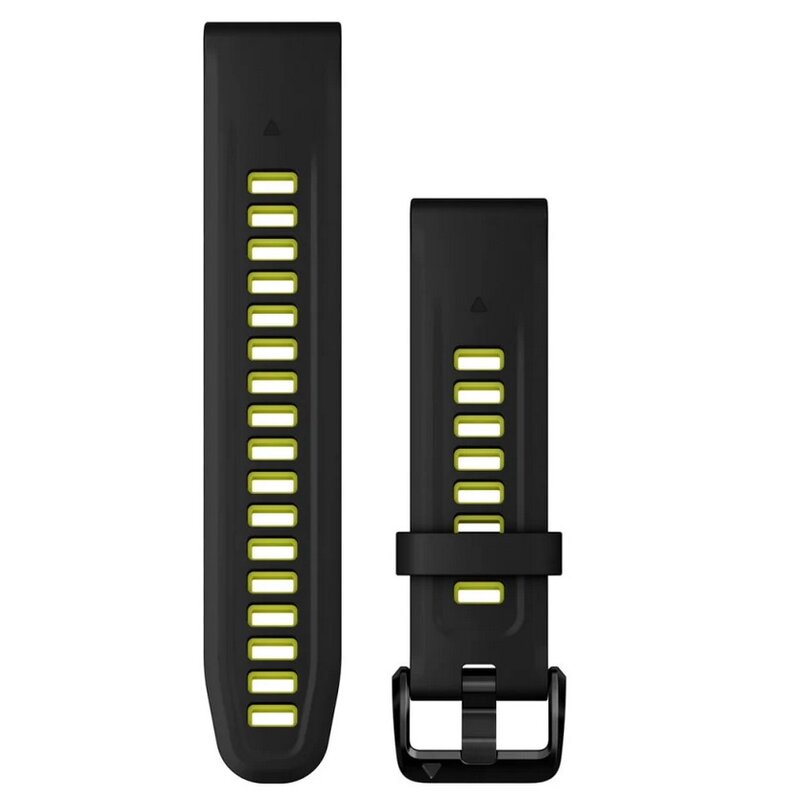 Garmin QuickFit 20 silikon Czarno-limonkowy