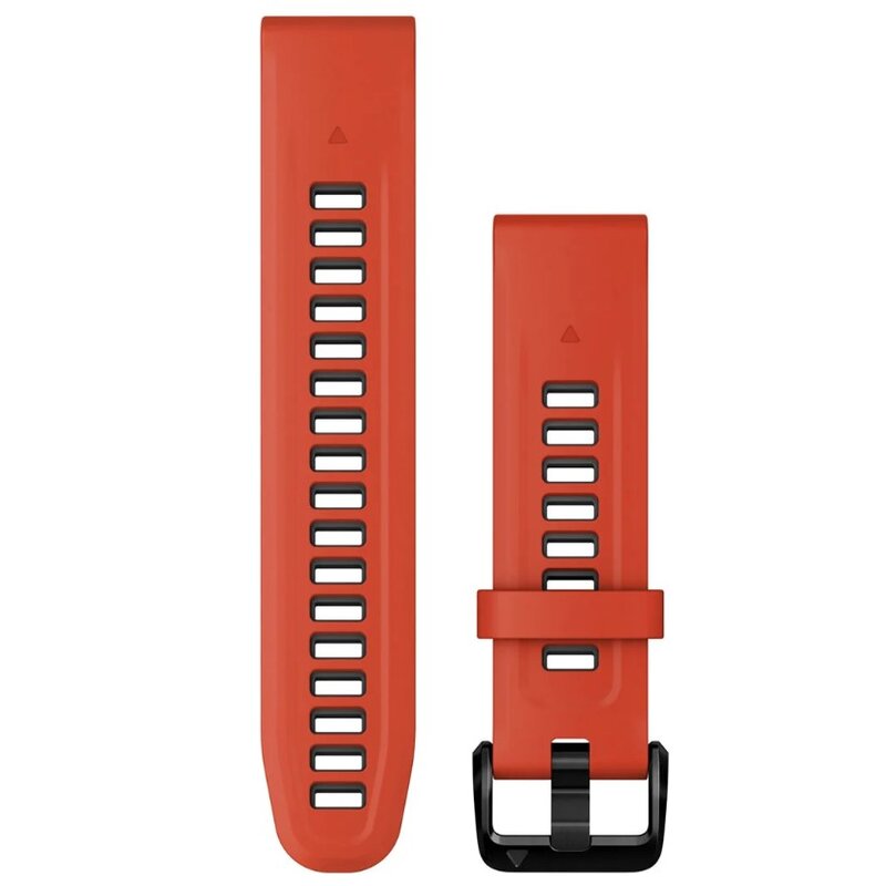 Pasek do Garmin 010-13279-04 koperta 40.42 mm (szerokość paska 20 mm) Czerwony-grafitowy