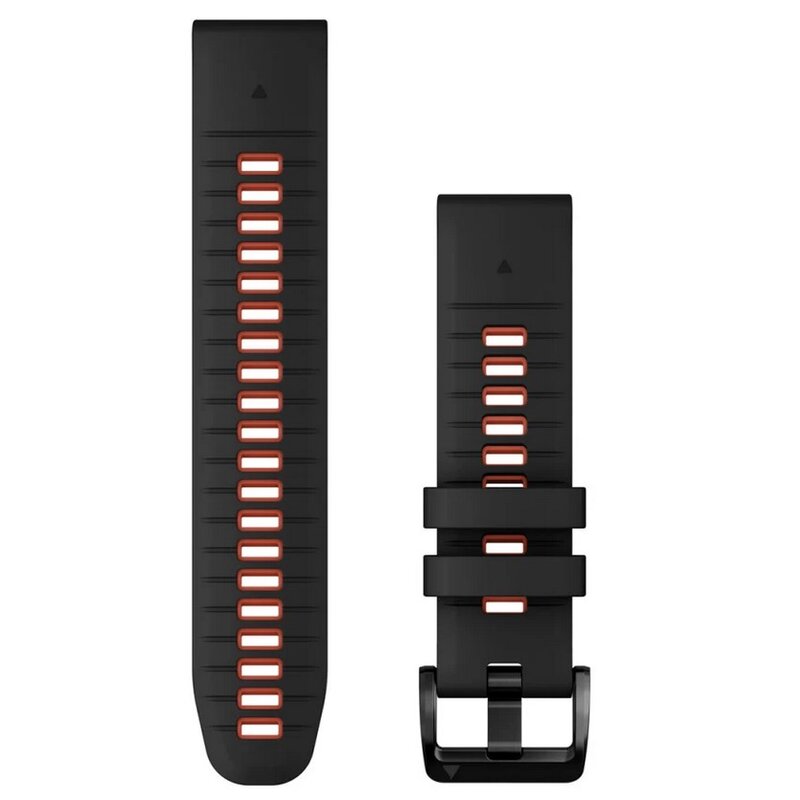 Pasek do Garmin 010-13280-06 koperta 45.47 mm (szerokość paska 22 mm) Czarno-czerwony