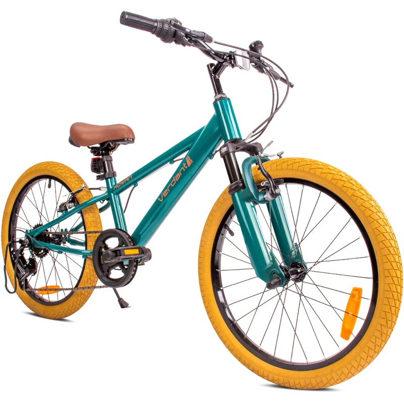 Rower dziecięcy SUN BABY Verdant Rowan 20 cali amortyzator dla chłopca Zielony