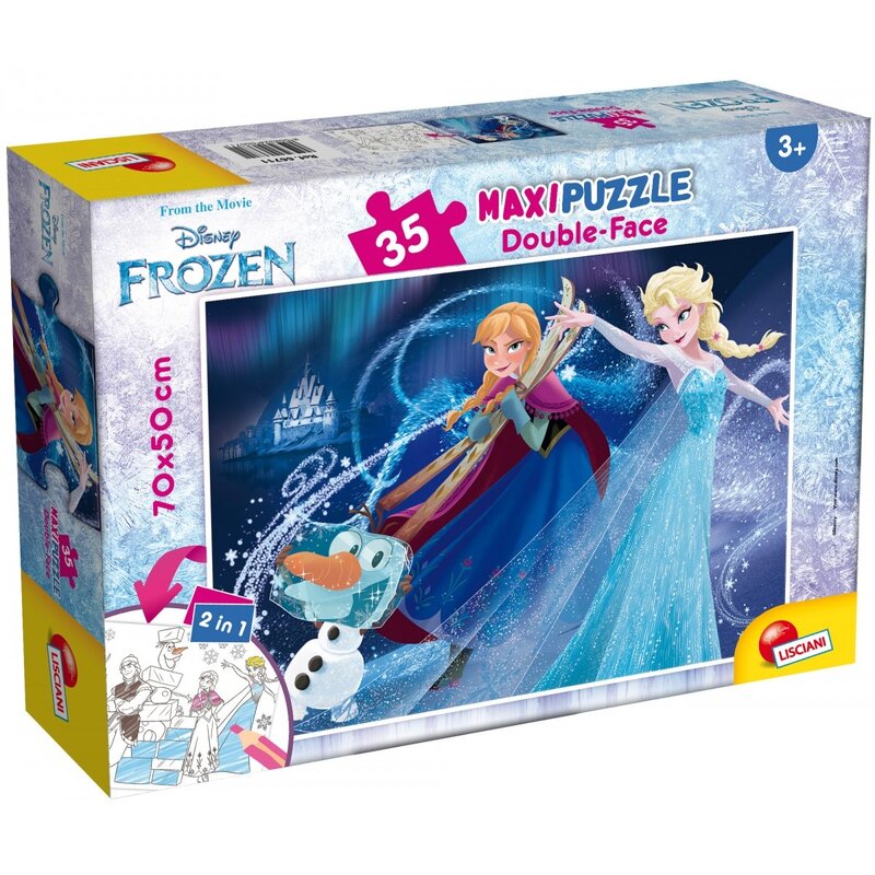Puzzle LISCIANI MaxiFloor Disney Kraina Lodu 304-66711 (35 elementów)
