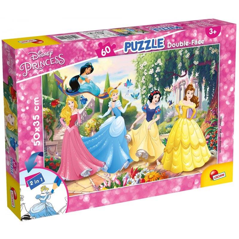 Puzzle LISCIANI Disney Princess 304-74044 (60 elementów)