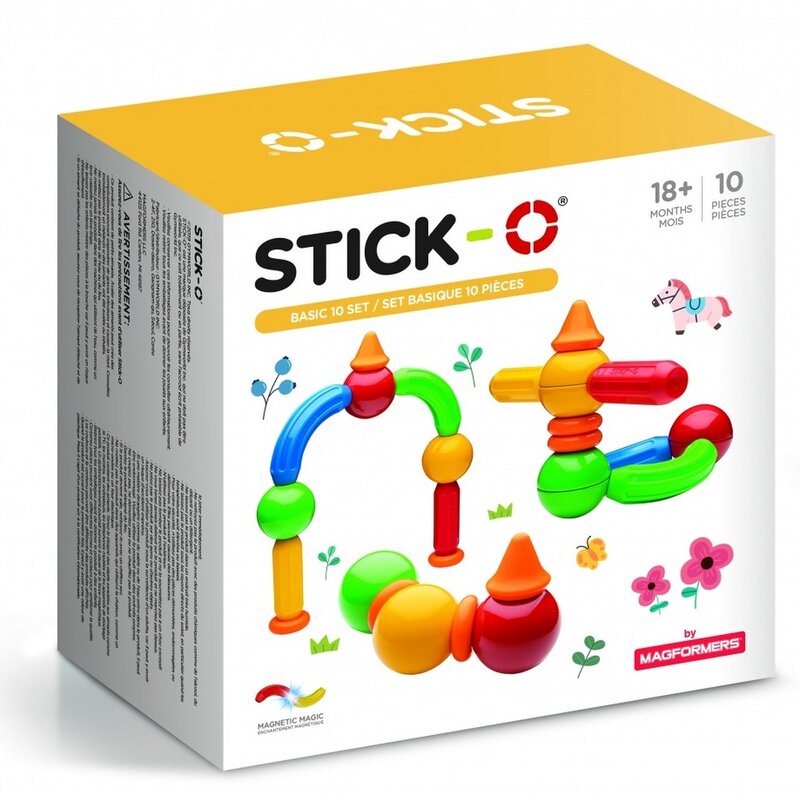 Klocki magnetyczne MAGFORMERS Stick-O Basic 005-901001