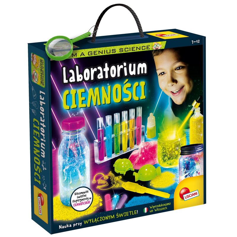 Zestaw kreatywny LISCIANI I'm a Genius Laboratorium ciemności 304-PL83879