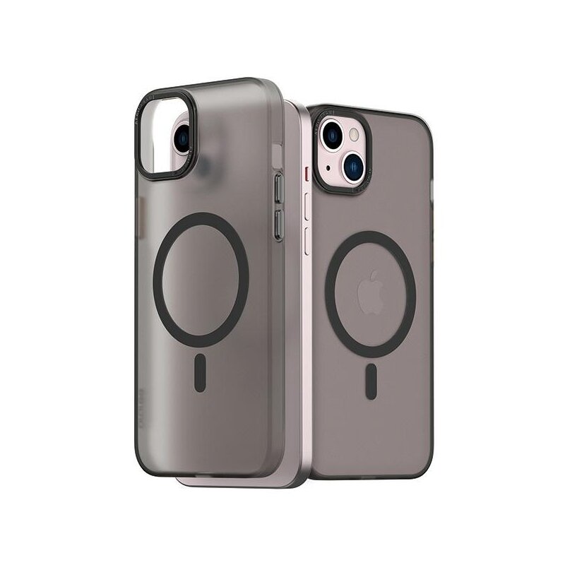 Etui ARAREE Aero Frame do Apple iPhone 15 Plus Przezroczysto-czarny